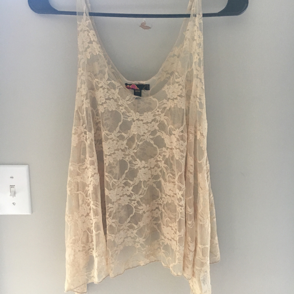 Sheer Lace Blouse